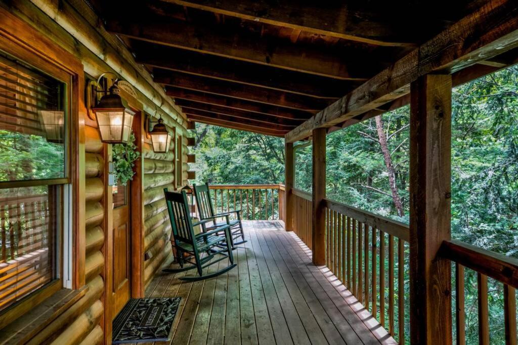 Nice View Fireplace, Hot Tub, Porch Bed, Private Sevierville Exterior foto