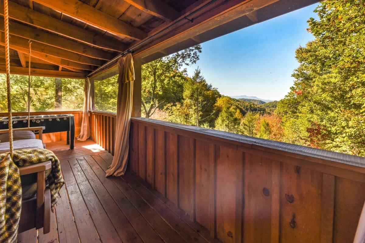 Nice View Fireplace, Hot Tub, Porch Bed, Private Sevierville Exterior foto