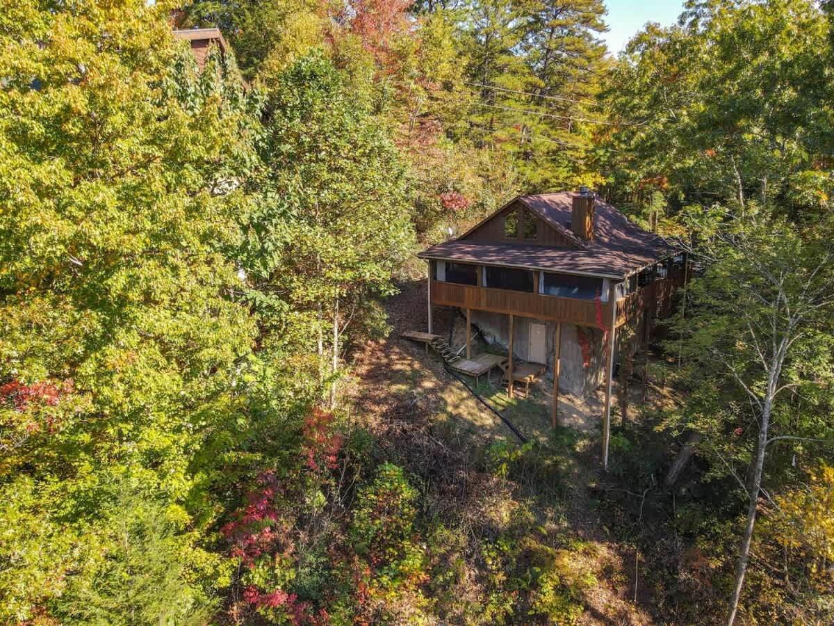 Nice View Fireplace, Hot Tub, Porch Bed, Private Sevierville Exterior foto